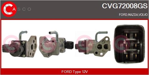 Valvola egr casco - valvola, cvg72008gs